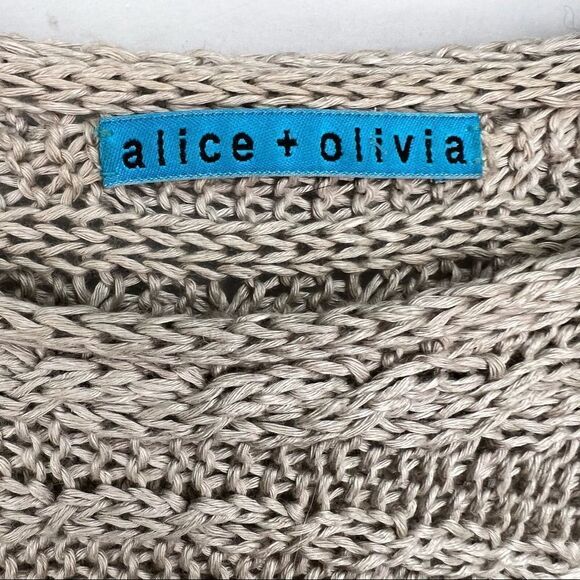 𝅺Alice + Olivia Hayden Cable Knit Sweater - Picture 8 of 11